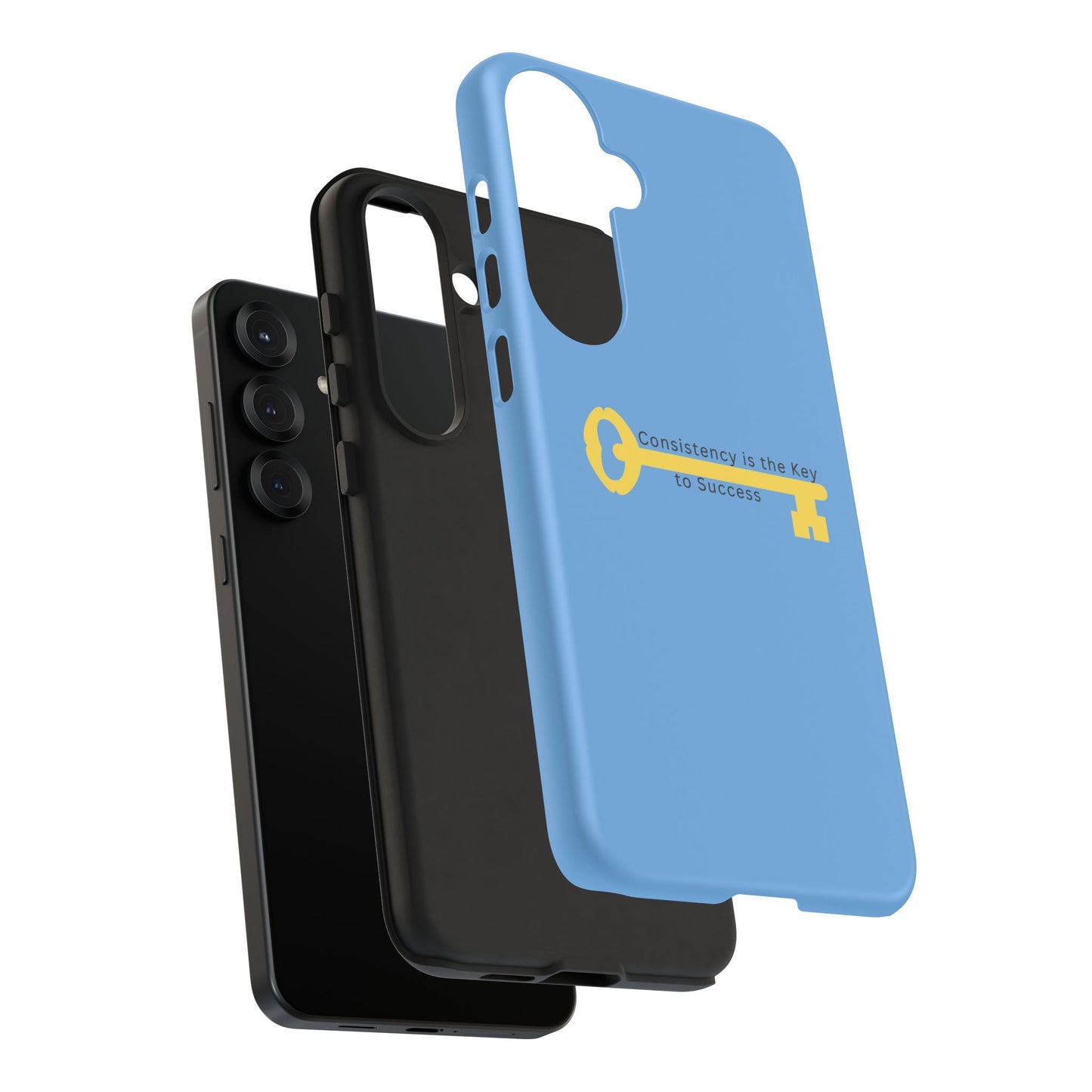 Phone Case - "Consistency is the Key to Success" Motivational Protective Cover